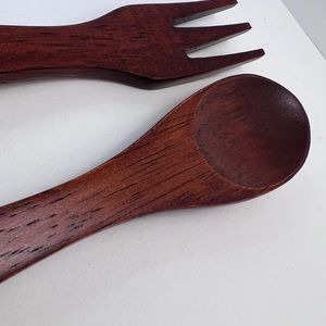 Vintage Pomerantz wood serving utensils